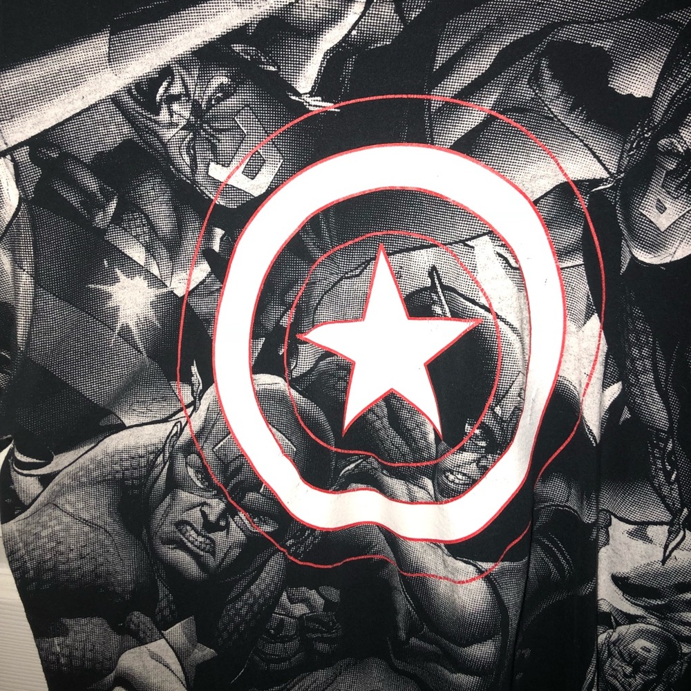 Marvel captain America tee